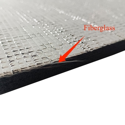 Fiberglass Alüminyum Folyo XPE Köpük Alev Geri Dayanıcı Kendine Yapışkan HVAC Izolasyon Köpüğü 5-25mm Kalınlığı