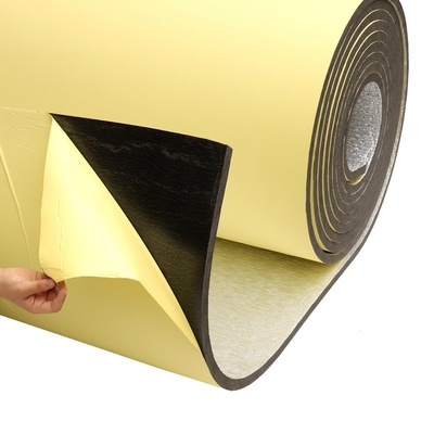 Yapışkan Tek Yolu Foil İzolasyon rulları ile Yapıştırıcı Mat Gri Foil Kaplı Polyolefin Foil Izolasyon