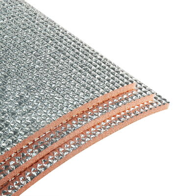 Fire Resistant Waterproof Acoustic Thermal Insulation Foam With Aluminum Backing